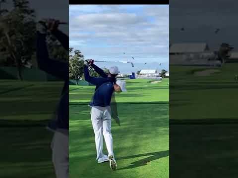 タイガーウッズのインパクト　沈み込み　#shorts #golf #tigerwoods