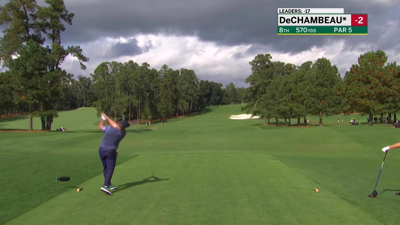 Bryson DeChambeau  2020Masters Day4 driver shot デシャンボー マスターズ最終日 全ドライバーショット
