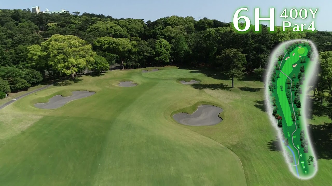 小笠コース6番ホール：チャンピオンコース