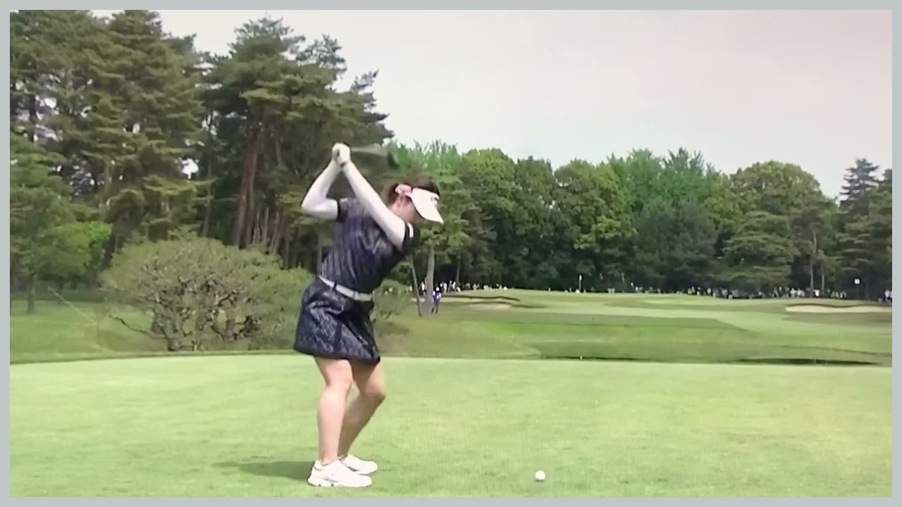 【ゴルフ】 西村優菜　スイング