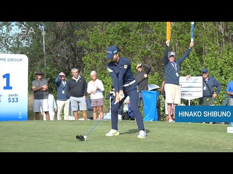 パワーヒッター渋野日向子のファンタスティックスイングモーション＆スイングシーケンス, Power Hitter Shibuno Hinako Fantastic Swing Motion 2023