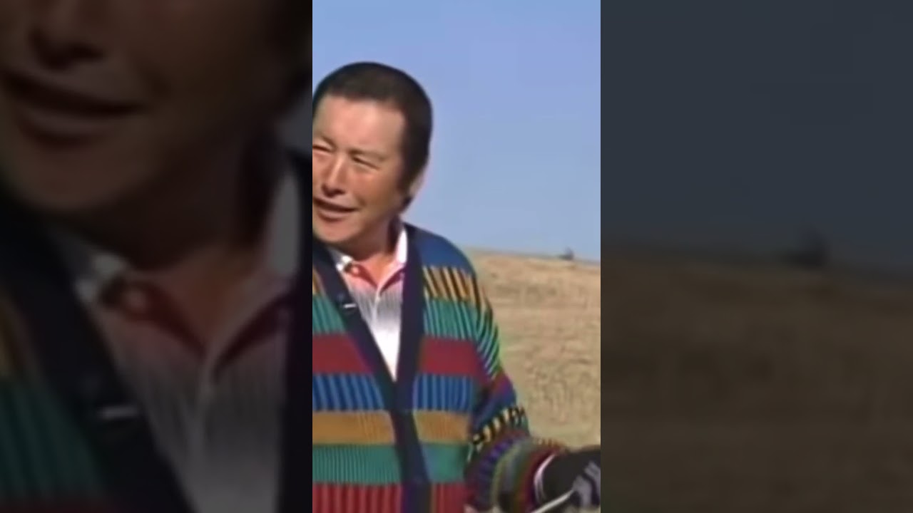 61歳の時のジャンボ尾崎プロの〝スピンで止める〟バンカーショット✨ #golf #ジャンボ尾崎 #バンカーショット