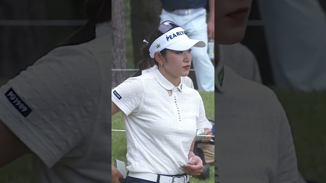 原英莉花プロ 雨のち晴れ｜🎵せつない【女子プロゴルフ】#shorts