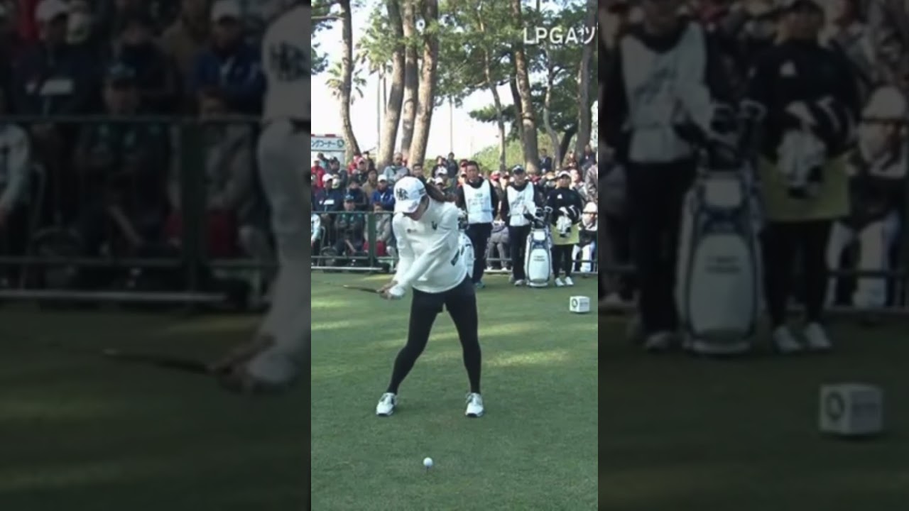 全盛期のイボミプロの完璧なスイング✨スロー動画！2017 リコーカップ #golf #イボミ #ドライバーショット #ゴルフスイング