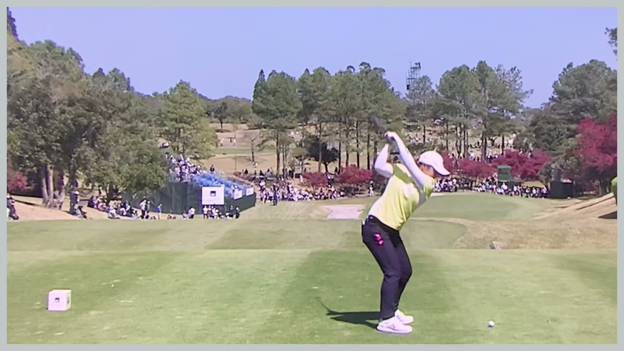 祝ツアー2勝目【ゴルフ】 西郷真央　スイング