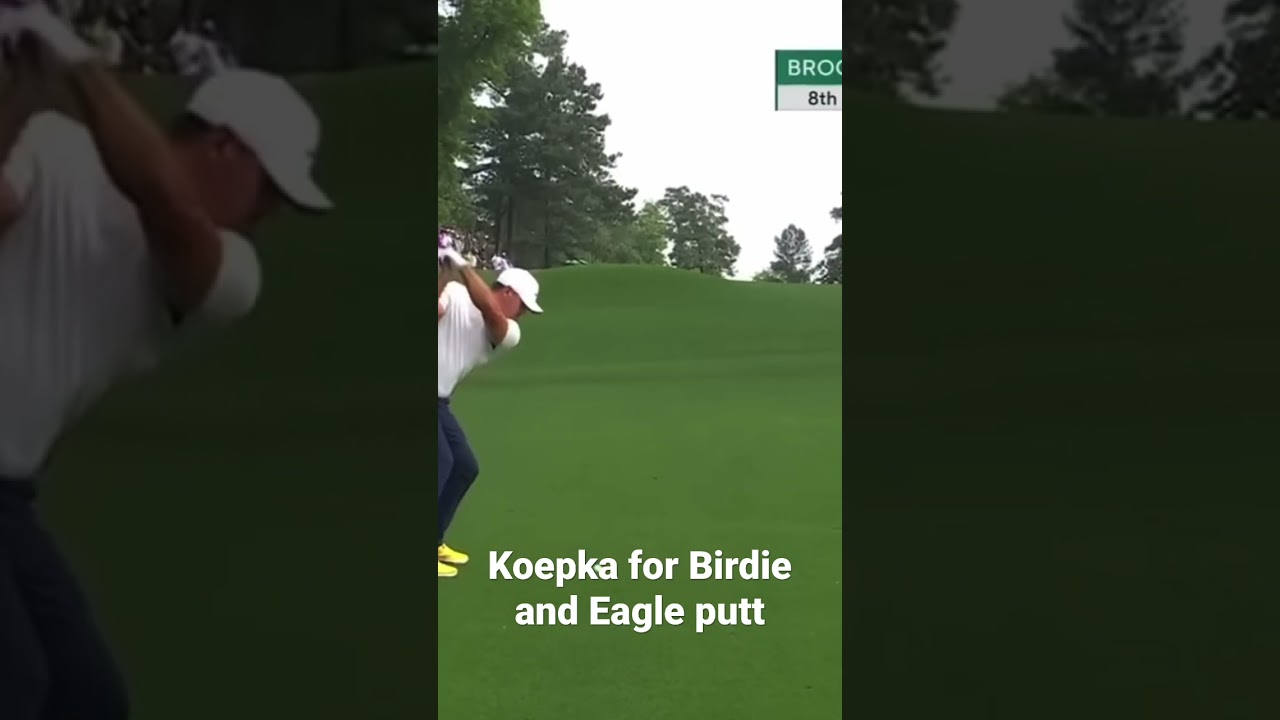 Brooks Koepka - Birdie and Eagle putts - 2023 - Masters - Round 2
