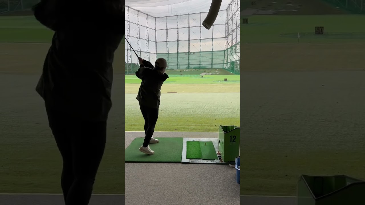 センスを感じる女性ゴルファー。#shorts #golf #ゴルフ #ゴルフレッスン #タイガーウッズ #golfswing
