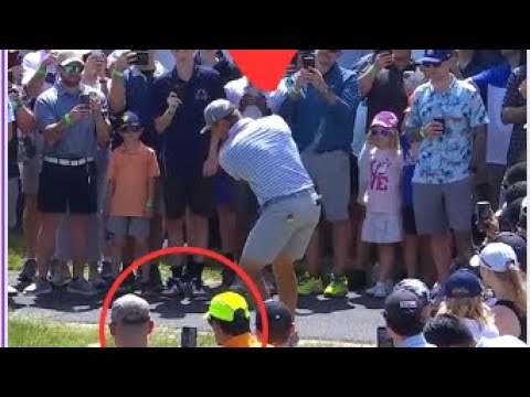 DeChambeau FROM THE CROWD!!! #golf #pgatour #gym #pga