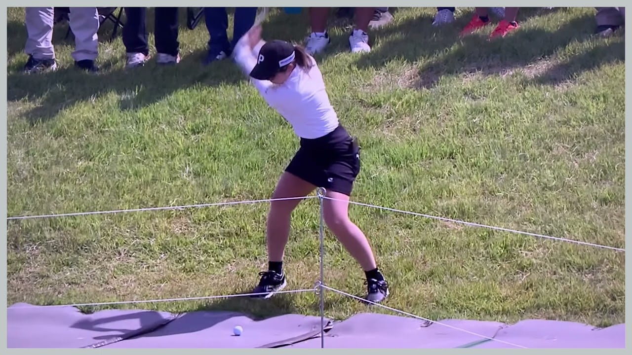 【ゴルフ】 菊地絵理香　スイング