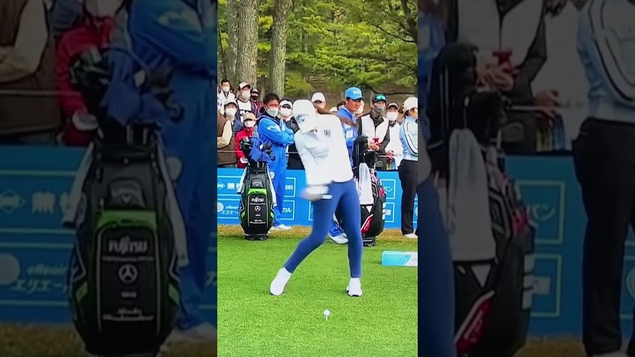 【柏原明日香】完璧すぎるスイング｜#ゴルフ #golf #golfswing