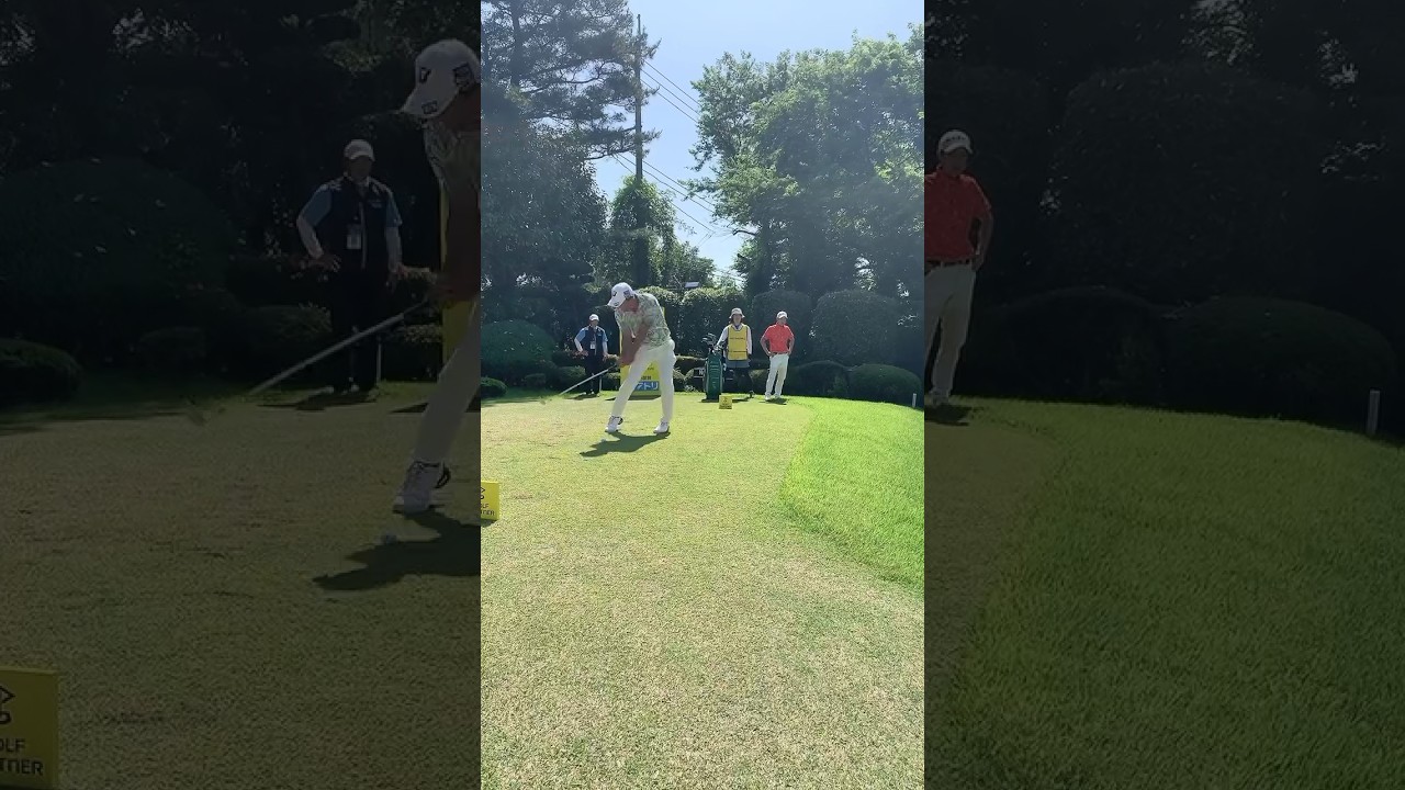 堀川未来夢選手のpar3#shorts #golf #6I