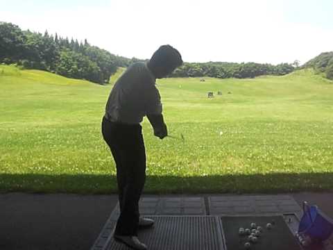 アダムスコット　スイング解析して真似て見ました。