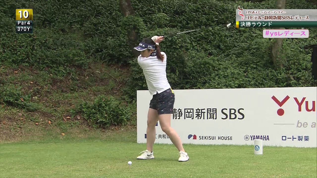 [ユピテル・静岡新聞SBSレディース最終日]1番Hティーショット20連発！！魅せます！20人の連続ショット。