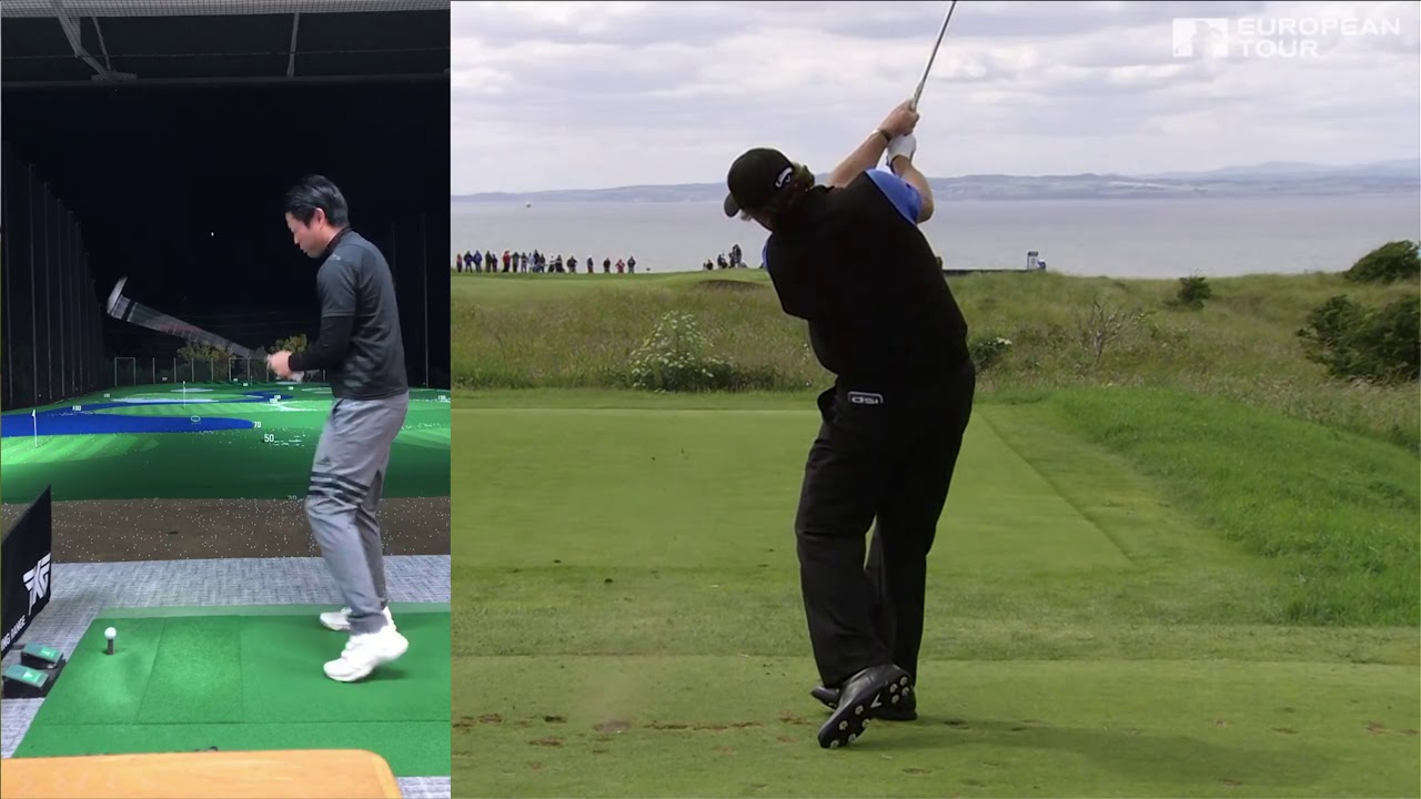 初心者ゴルファーはるおくんとミケルソンのスイング比較　アイアン編