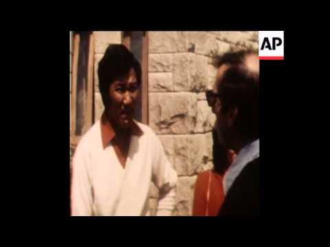 SYND 14 7 78 JAPANESE GOLFER ISAO AOKI INTERVIEWED IN ST ANDREWS