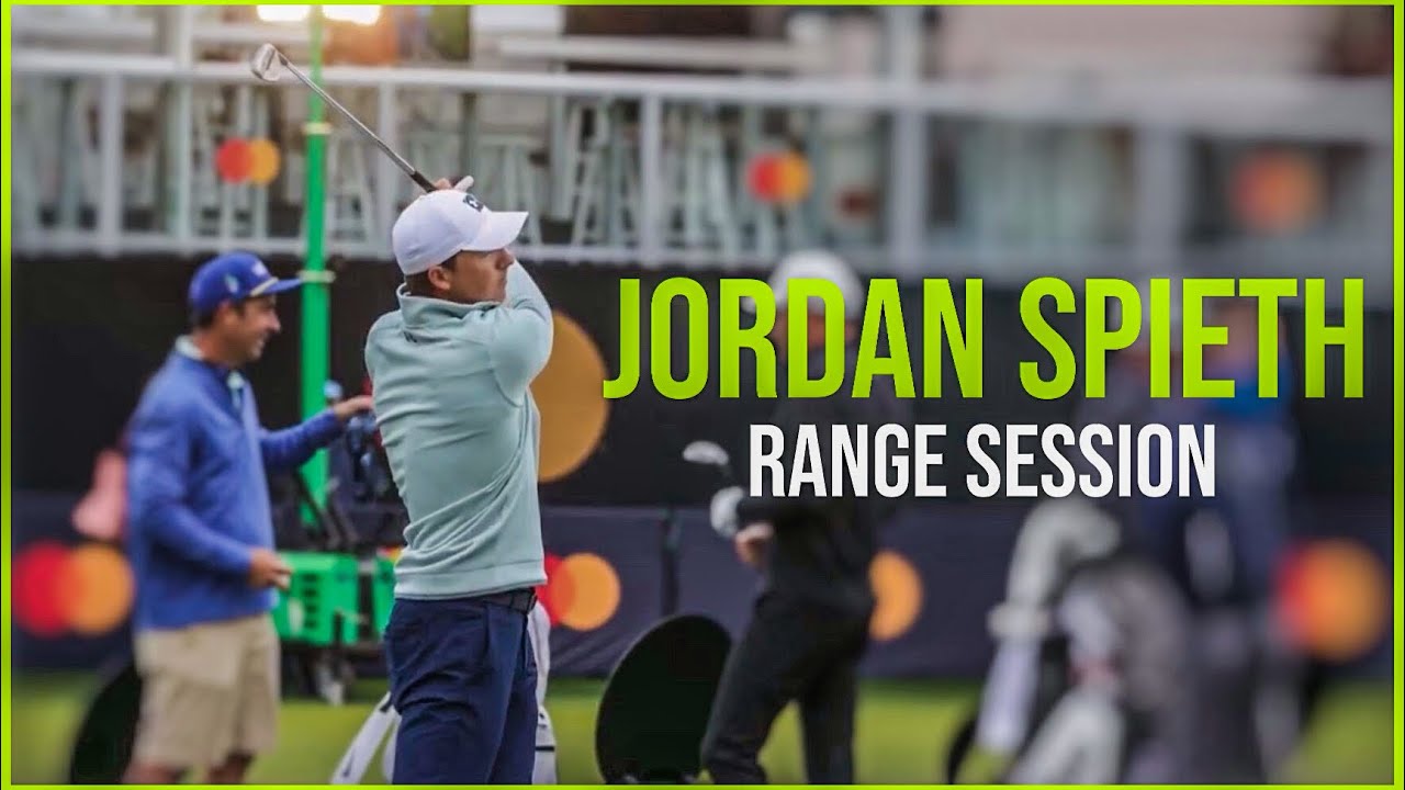 Face On Jordan Spieth Range Session 2021
