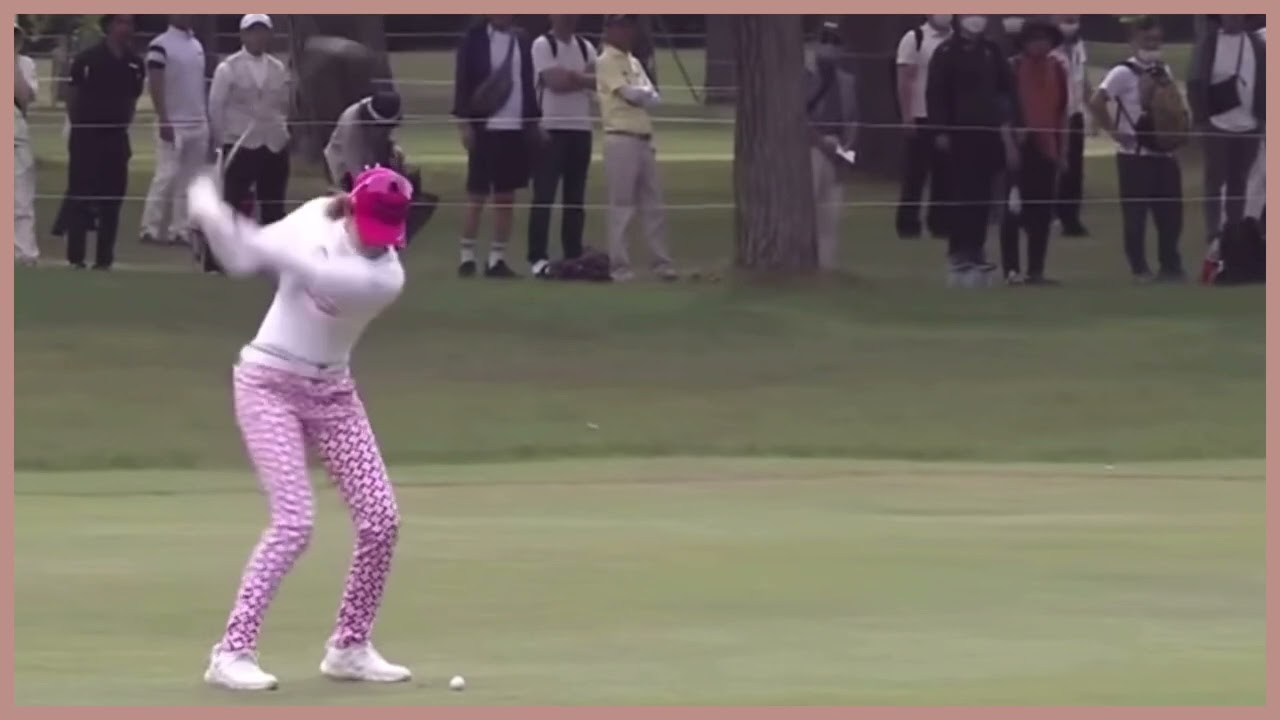【ゴルフ】 原英莉花　スイング