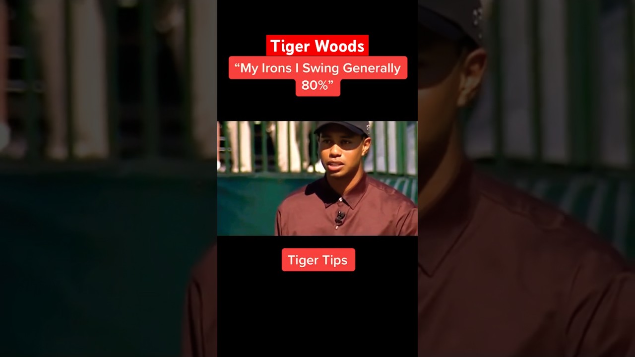 Tiger Woods tells you how he does it it 🙌