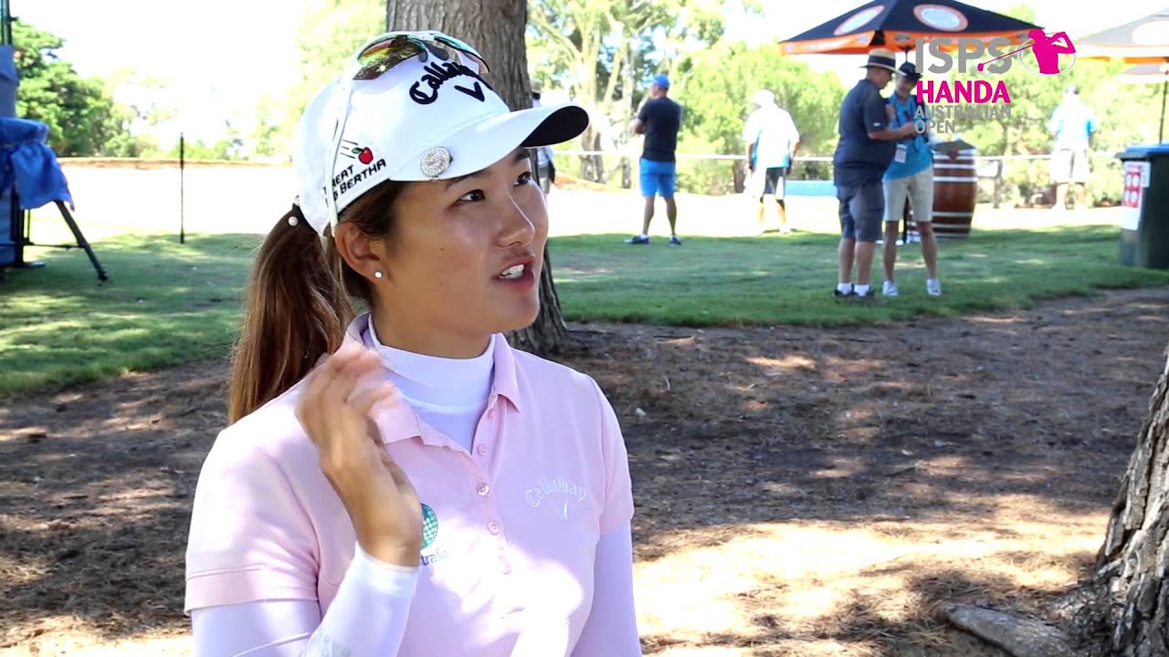 Su Oh after round one of 2016 Women's Australian Open