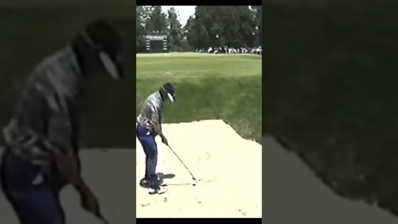 絶頂期のジャンボ尾崎プロ🔥距離のあるバンカーショット✨小技の上手さが際立っていた‼️ #golf #ジャンボ尾崎 #ゴルフ #バンカーショット