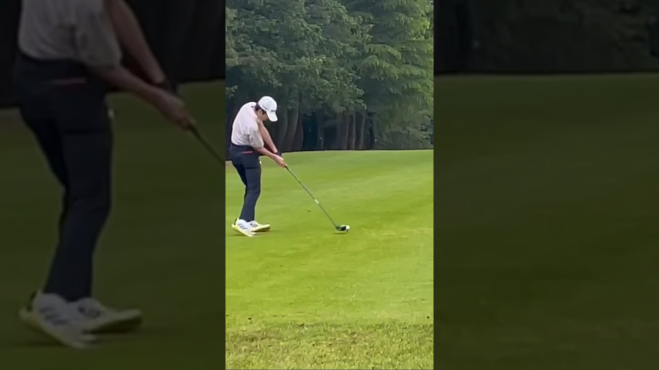 デシャンボー並のドライバーショット飛距離！310yグリーンのんなかったー！