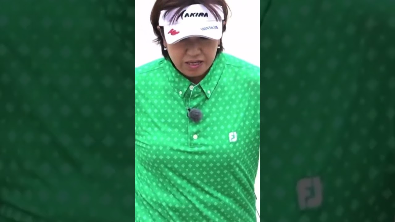 林由郎大先生のお弟子さん✨福嶋晃子プロの〝左肘抜き〟バンカーショット✨ #golf #バンカーショット #林由郎 #福嶋晃子