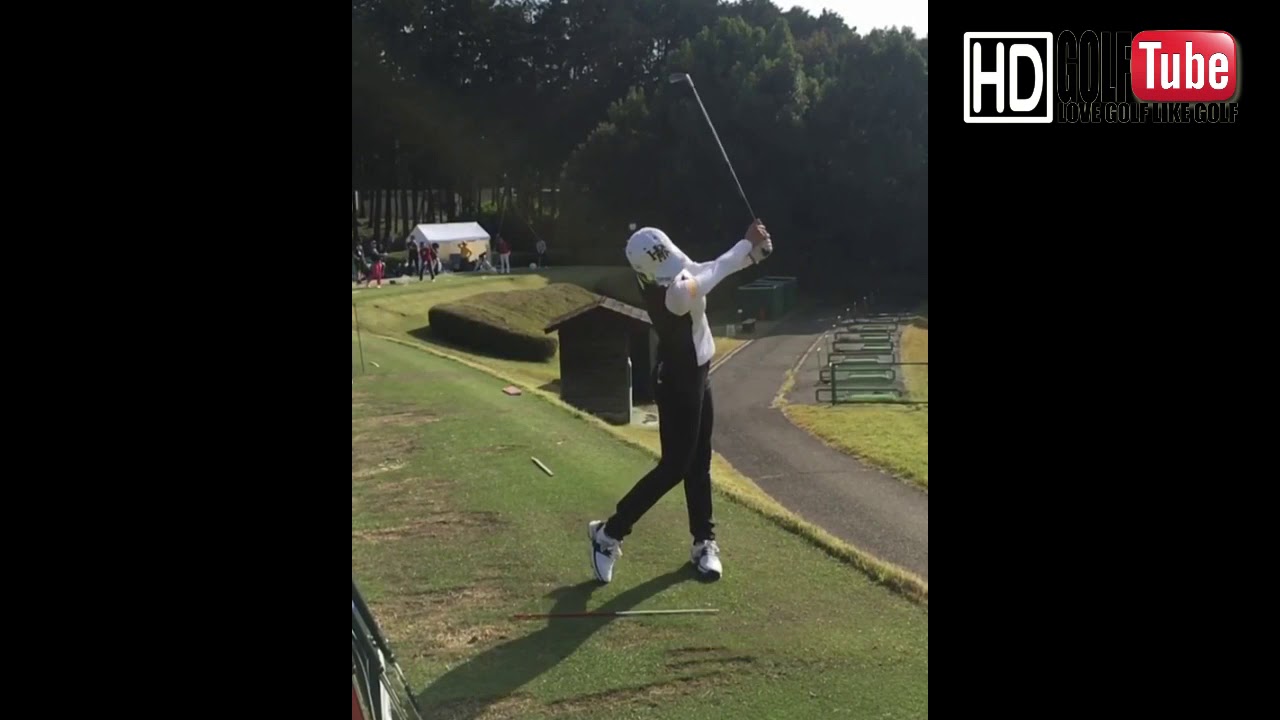 【ゴルフ】lee bo mee プロ　イ・ボミプロ　アイアンショットスウィング no3