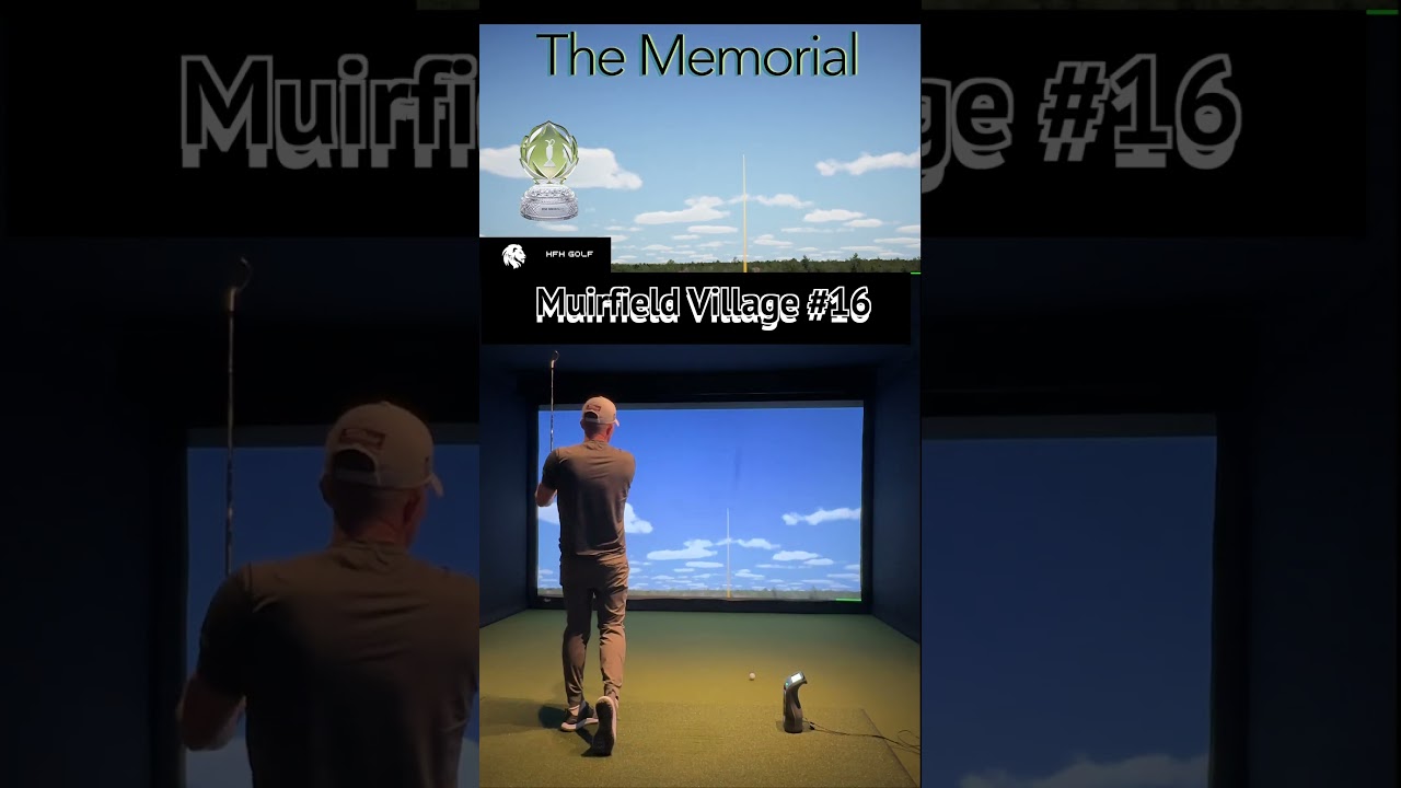 Muirfield Village #16, 153 Yard Par 3, 9 Iron  - 4K