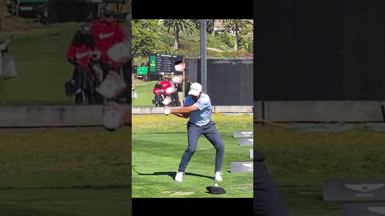 キャメロンヤング　強烈な左足のめくれ　#shorts #golf