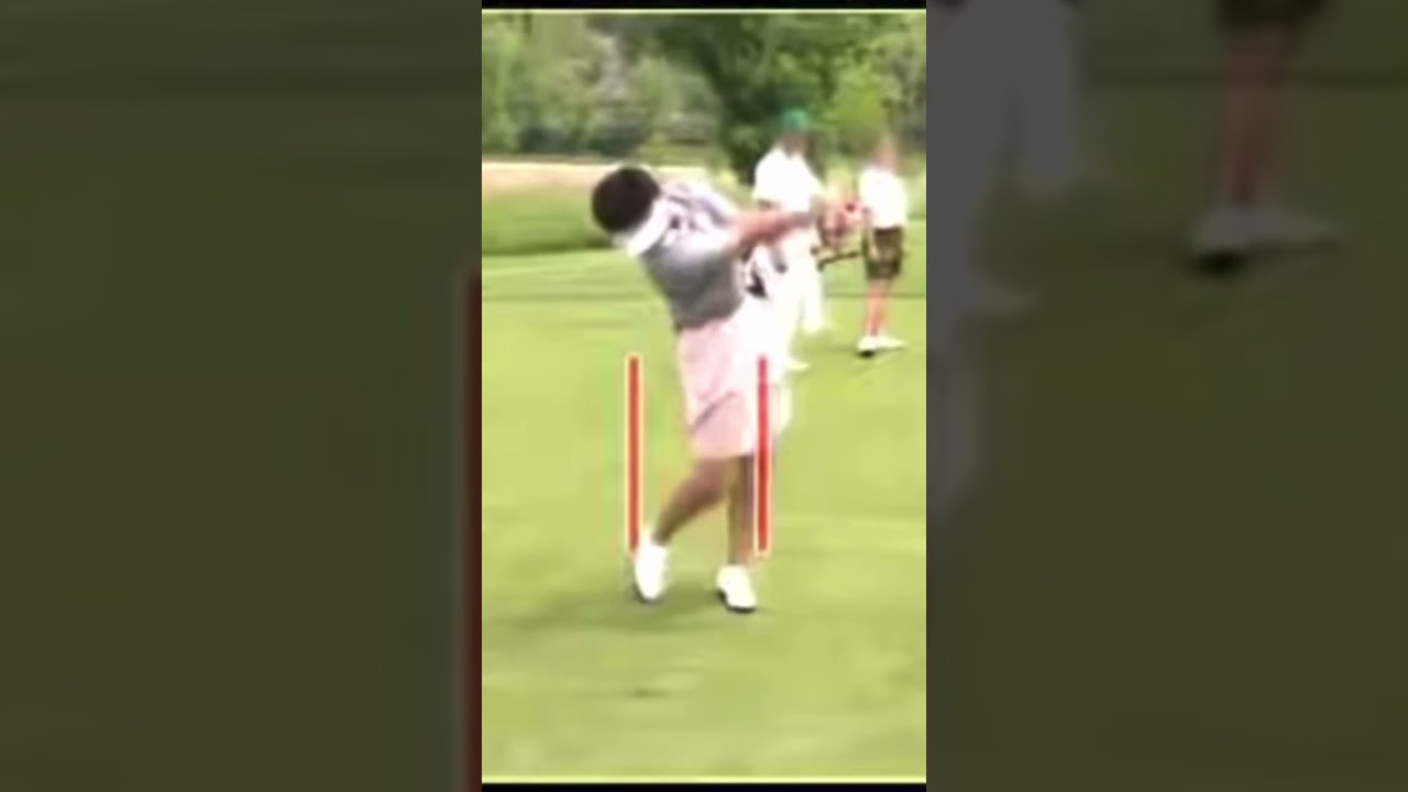 岡本綾子プロが自分のフェアウェイウッドショットを解説😂 #golf #ゴルフ #スイング #岡本綾子