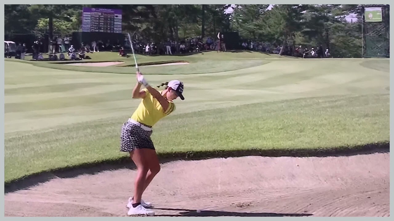 【ゴルフ】 原英莉花　スイング