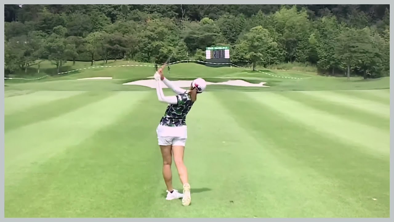 【ゴルフ】 大里桃子　スイング