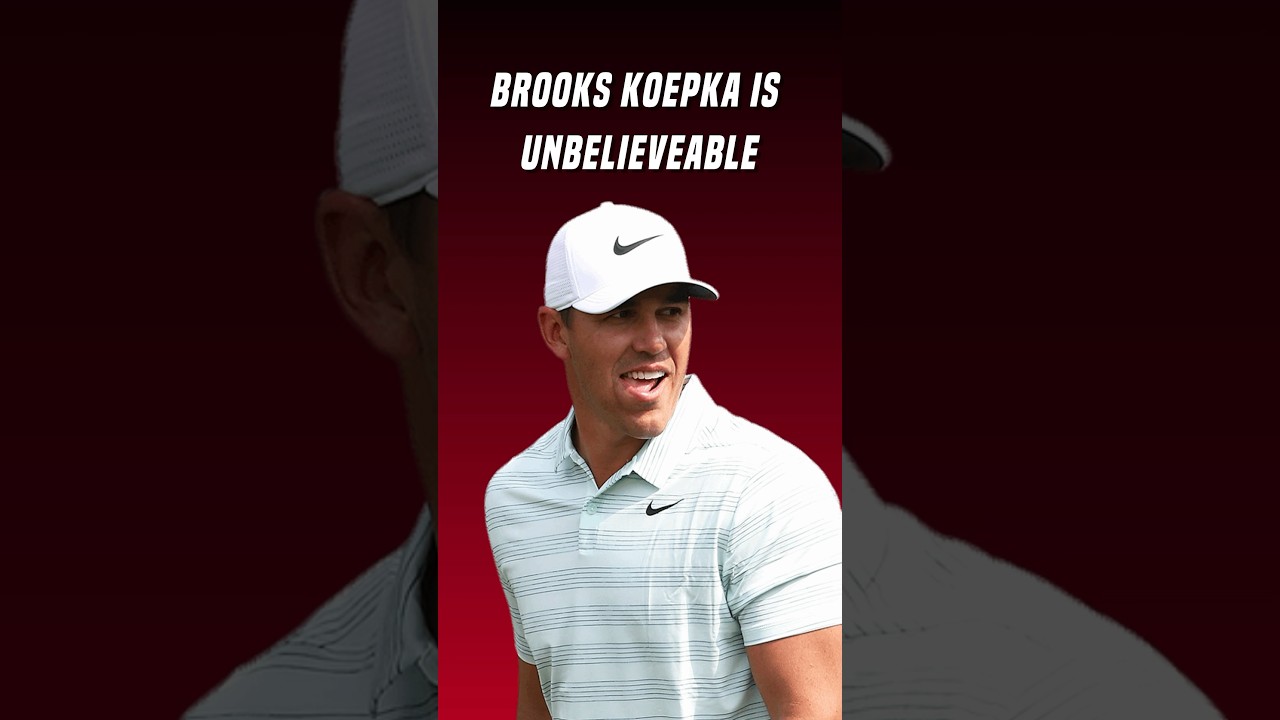 Brooks Koepka is unbelievable #brookskoepka #pga #pgatour #golf #pgachampionship #golfer