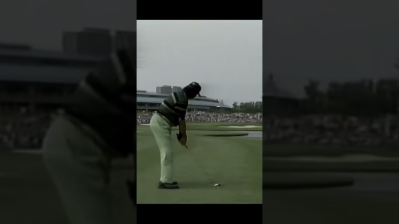 〝ジャンボ尾崎プロ〟52歳とは思えない若々しいアイアンショット✨ 1999年尾崎3兄弟で優勝争いをした日本プロ #golf #ゴルフ #アイアン #ジャンボ尾崎