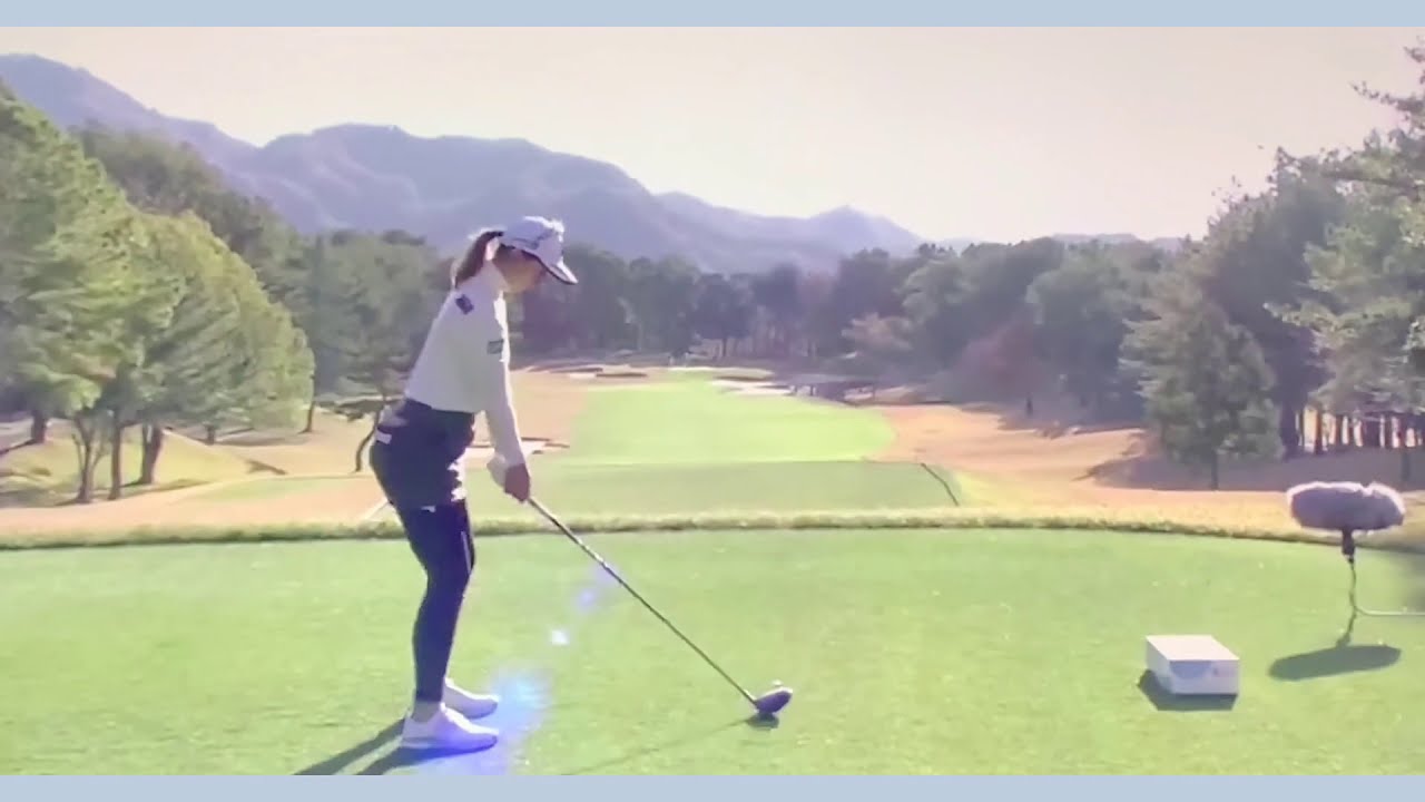 松田鈴英 ゴルフ スイング