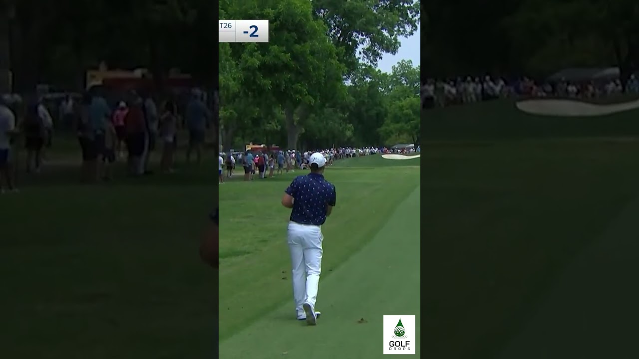 Flawless Execution: Justin Rose's Unmatched Shot at Charles Schwab Challenge 2023 #Shorts