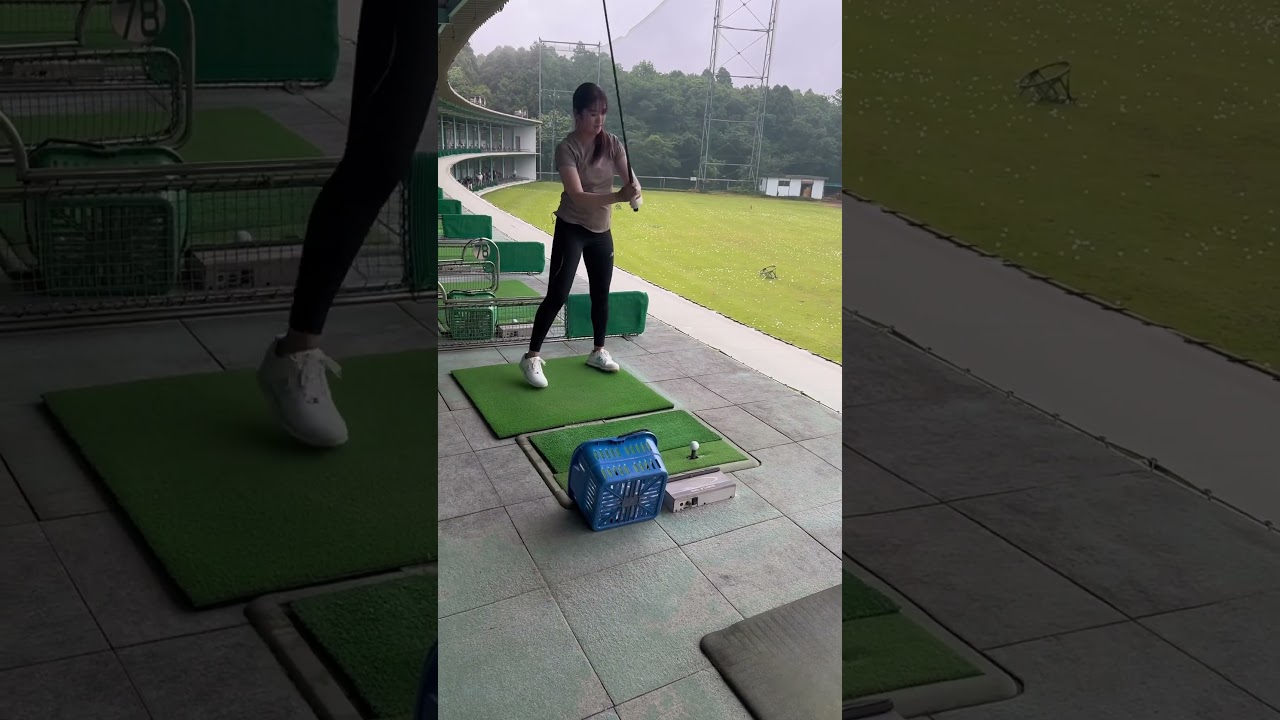 #53 稲見萌寧　ドライバーの練習風景　#稲見萌寧 #ゴルフ #ドライバー