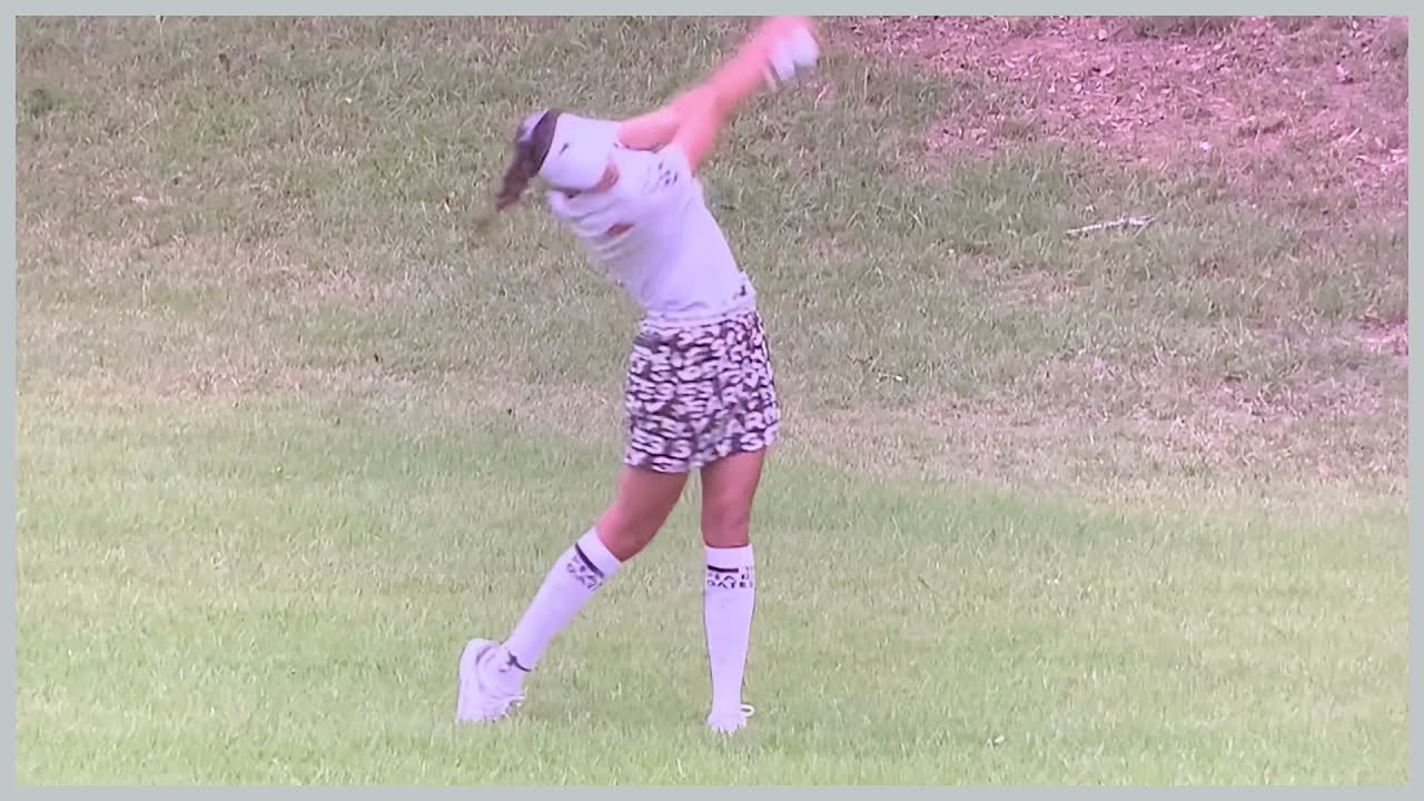 【ゴルフ】 原英莉花　スイング