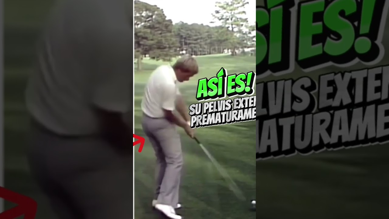 Jack Nicklaus hacia early extension! #golf #clasesdegolf #livgolf #pgatour #playgolf #swingtips