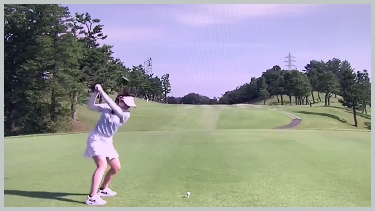 【ゴルフ】 西村優菜　スイング