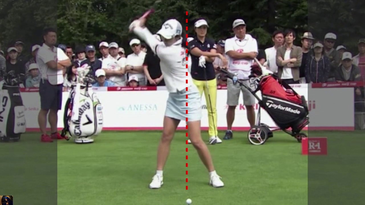 三浦桃香、スイングラインの変化による体重配分