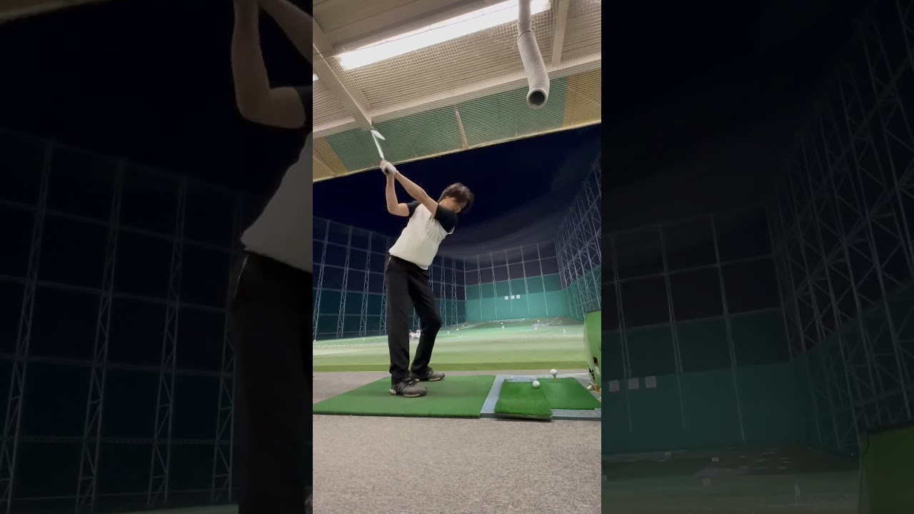 上から押し潰すパンチショット #golf #ゴルフ #shorts #タイガーウッズ