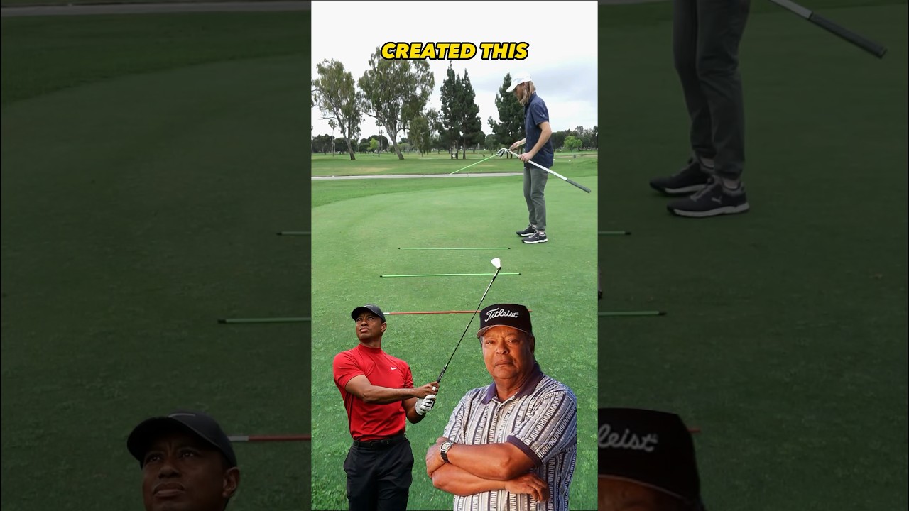Practice Like TIGER WOODS ⛳️ #golfswing #golftips #golflife #golfpro #tigerwoods #golf