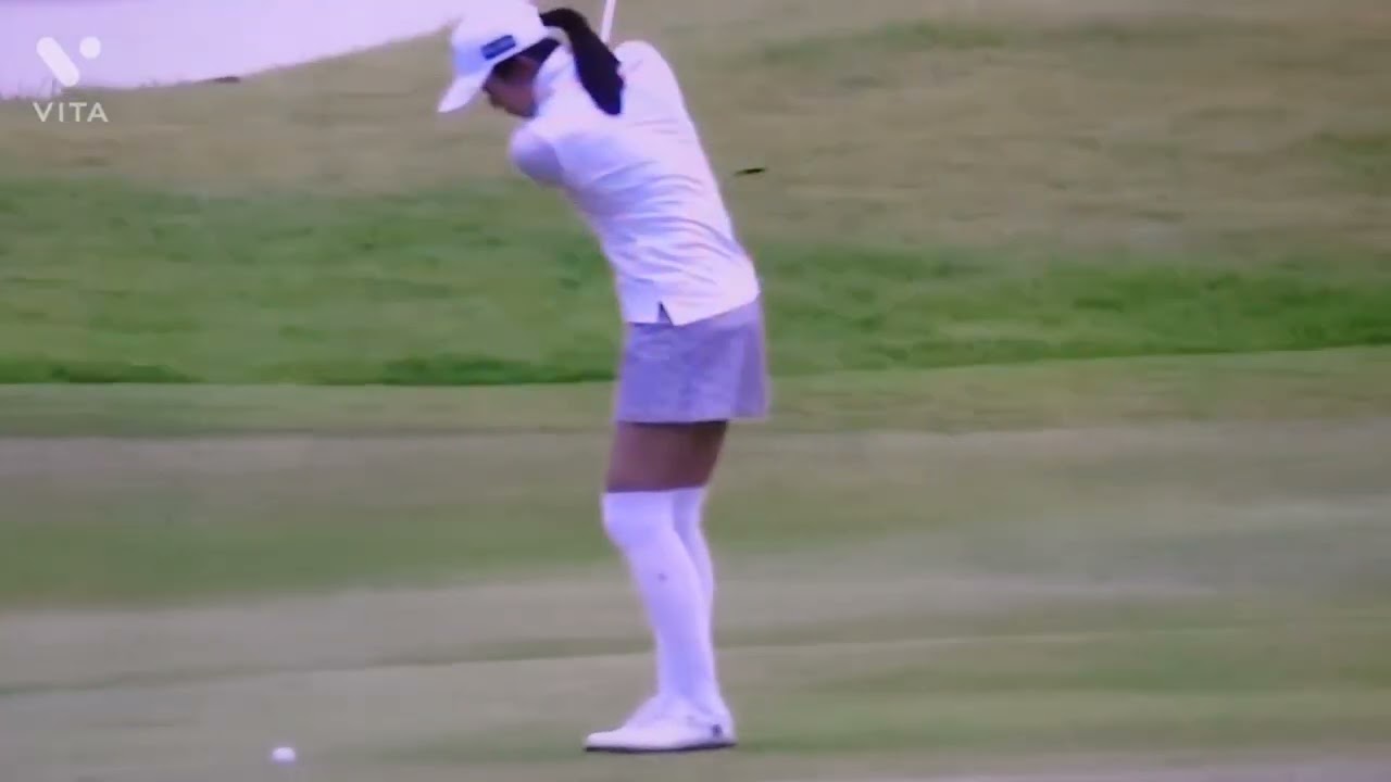 堀 琴音プロ💕ツアー疲れかぁ⁉️痩せたのかゴルフウェアーのサイズが‼️