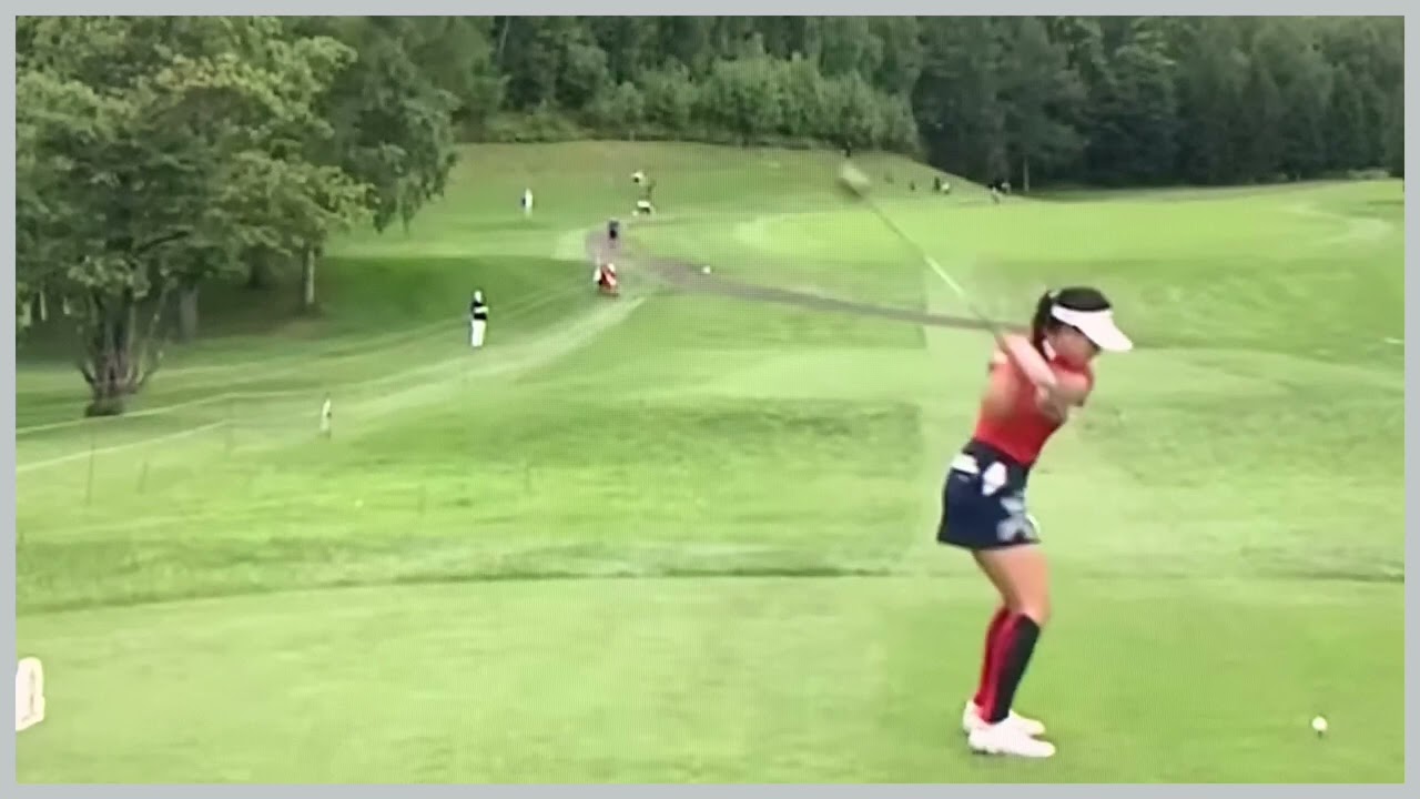 【ゴルフ】 河本結　スイング