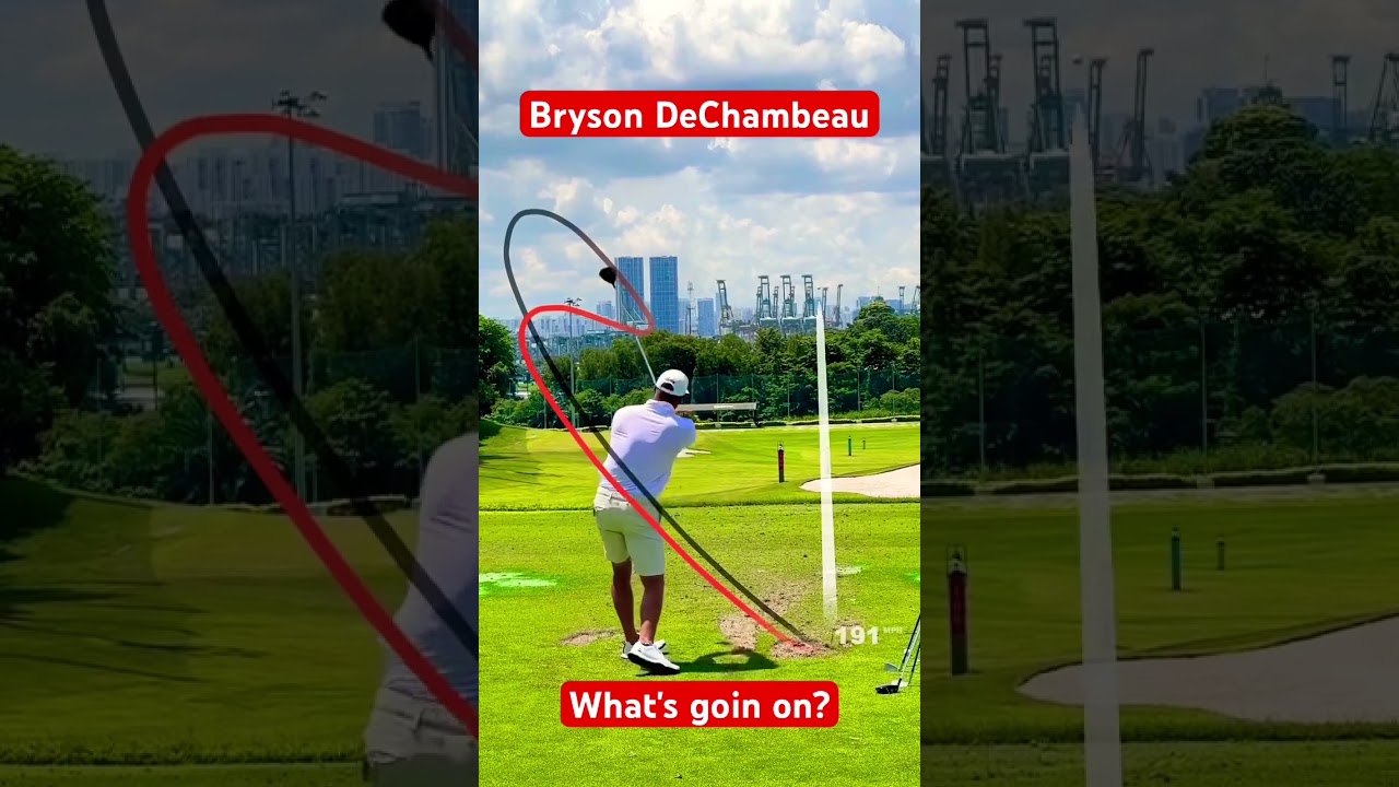 Bryson DeChambeau whats goin on here?