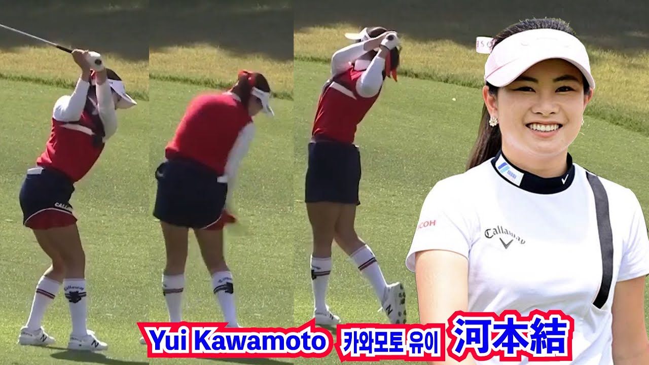 河本結_スタートは良かったが結果２位⛳️Yui Kawamoto_Good start but 2nd place☄️카와모토 유이_출발은 좋았는데…2위