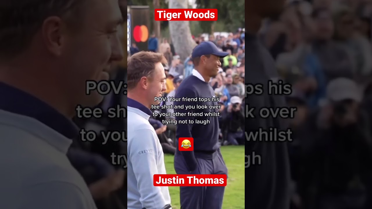 Tiger Woods and Justin Thomas are hilarious 😂
