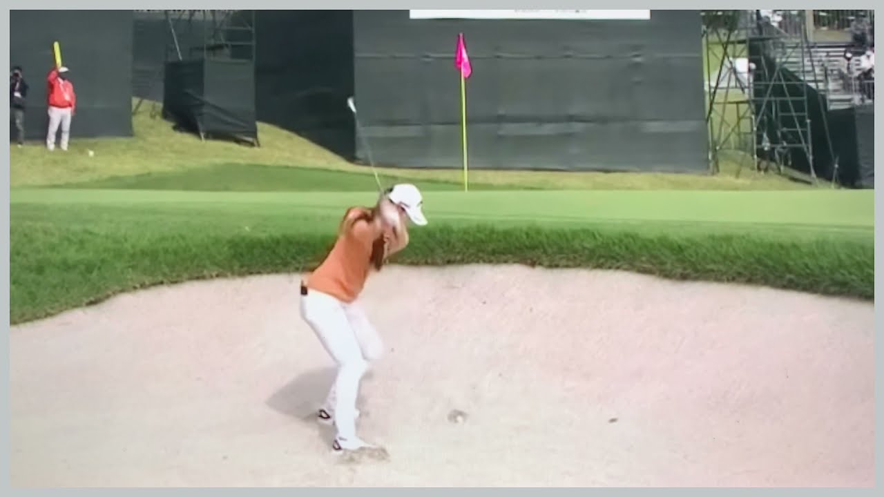 【ゴルフ】 柏原明日架　スイング