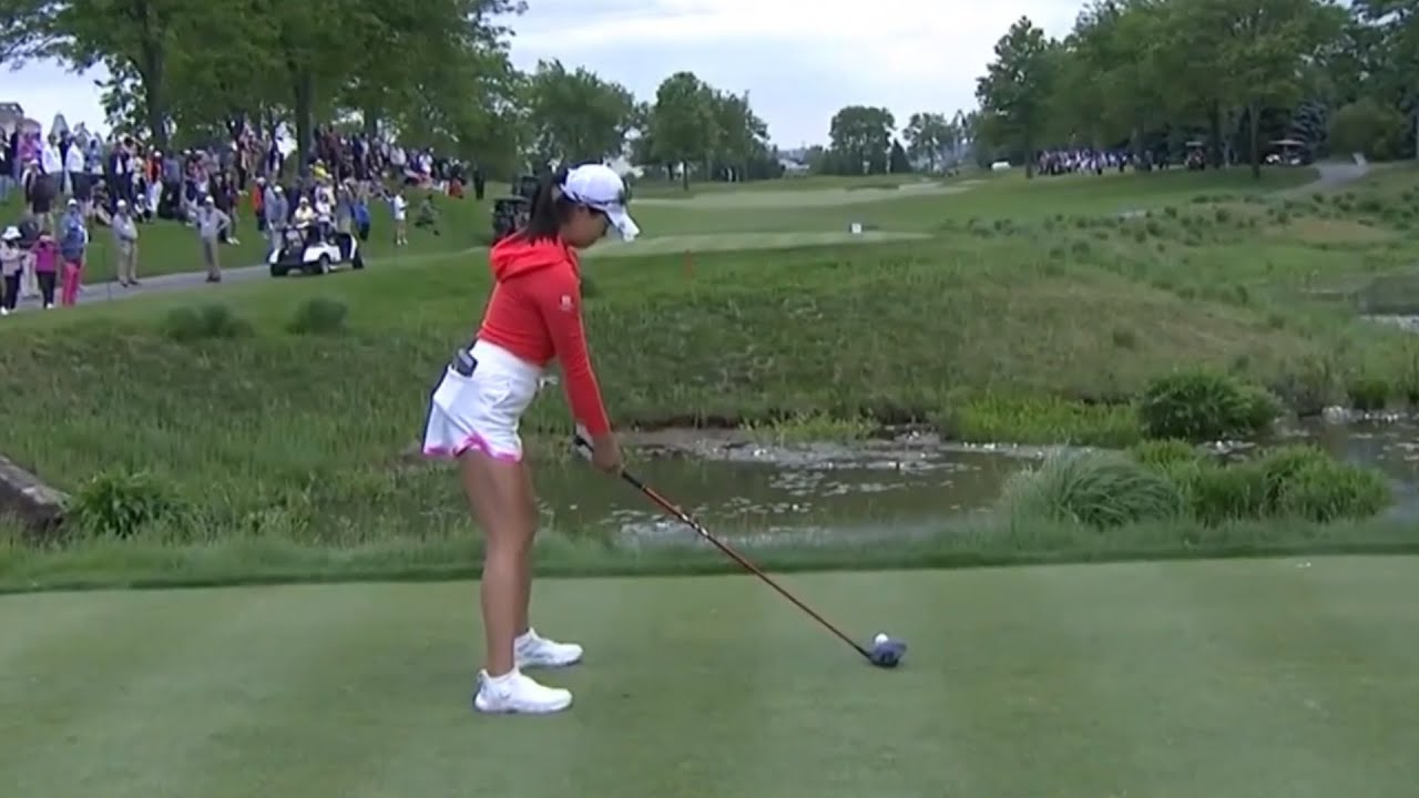 上位ルーキー「ローズ・チャン」の驚異的なスイングモーションとスローモーション,Super Rookie "Rose  Zhang" Amazing Swing Motion & Slow Motion